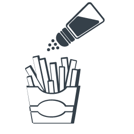 frites+sel