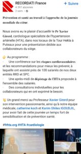 Dépistage Hypertension en entreprise 